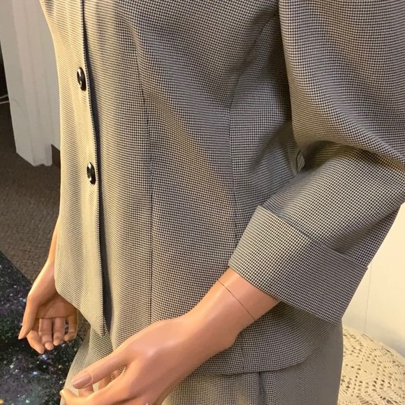 BGB HOUNDSTOOTH TROUSER SUIT SIZE 6 NWOT CLASSIC - Picture 7 of 11